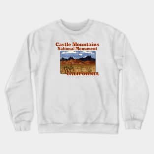 Castle Mountains National Monument, California Crewneck Sweatshirt